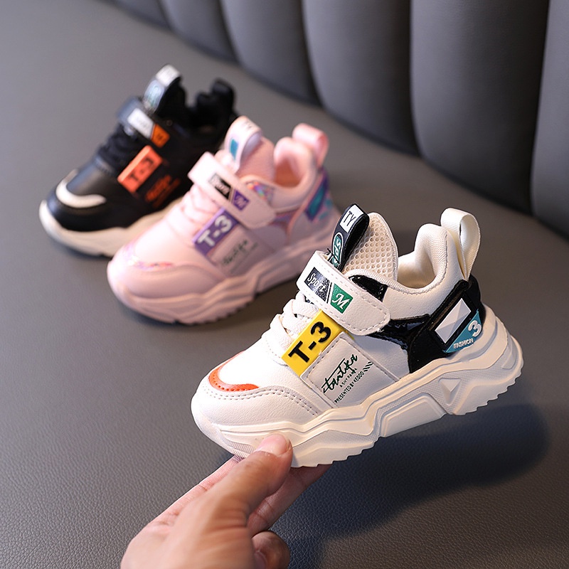 Sneakers Anak Cowok Usia 1 2 3 4 5 6 Tahun Sepatu Formal anak Laki Laki Modis Bahan Premium