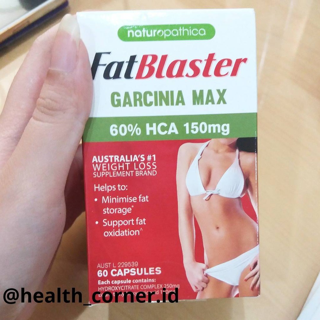 FatBlaster Garcinia Max 300mg HCA 60caps - Fat Blaster Healty Body Weight