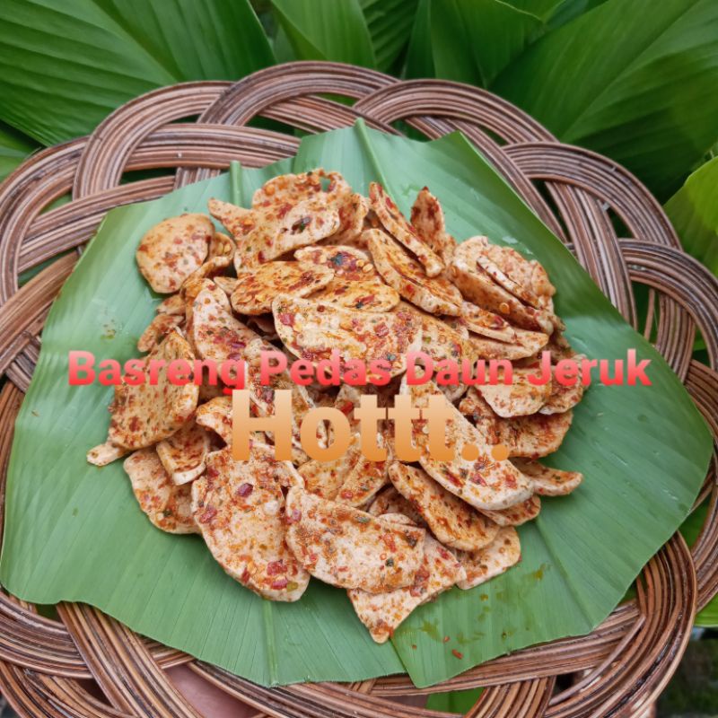 

Basreng pedas daunjeruk rempah² mantap, 75grm