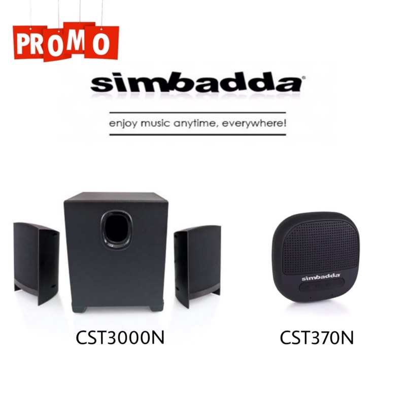 Promo Paket Speaker Simbadda Cst3000n + Cst370n