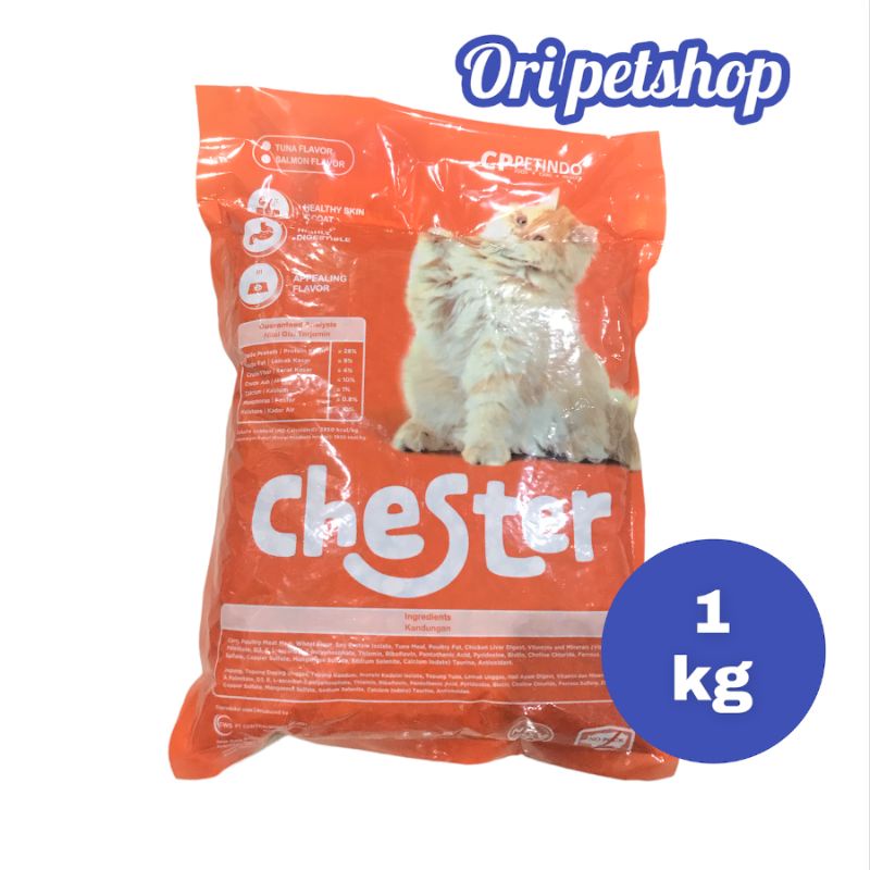 Chester Tuna All Stage 1 Kg Cat Food Makanan Kering Kucing 1Kg