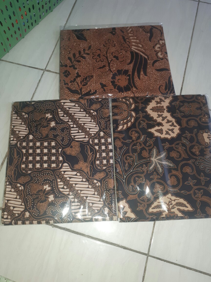 Kain Batik Katun Solo Premium Quality - Atasan Batik Pria Wanita Seragam