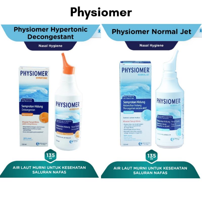 Physiomer Normal Jet / Hygiene Decongestant Nasal Spray / Semprot Hidung