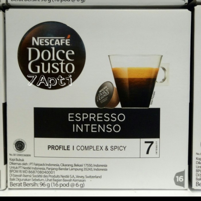 

Kopi - Nescafe Dolce Gusto Espresso Intenso 96Gr
