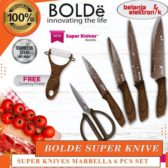 

PROMO PISAU GUNTING DAPUR BOLDE SUPER KNIVES MARBELLA 6 PCS SET MURAH