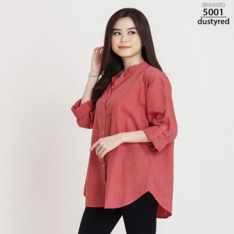 ARENA - High Neck Women Big Size Blouse