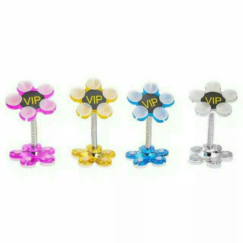 car holder flower flexible universal dudukan hp tentakel gurita bunga