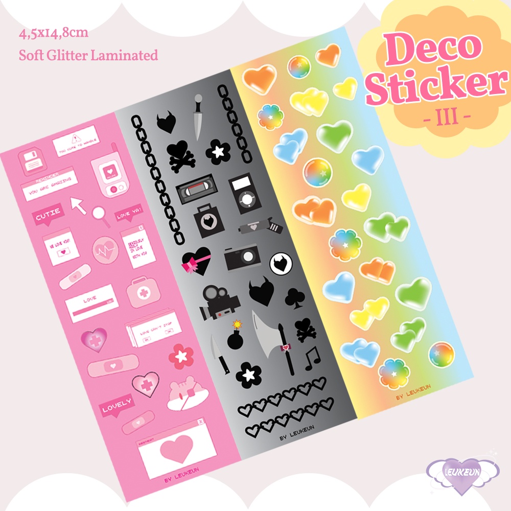 

Deco Sticker / Journal Sticker III by Leukeun