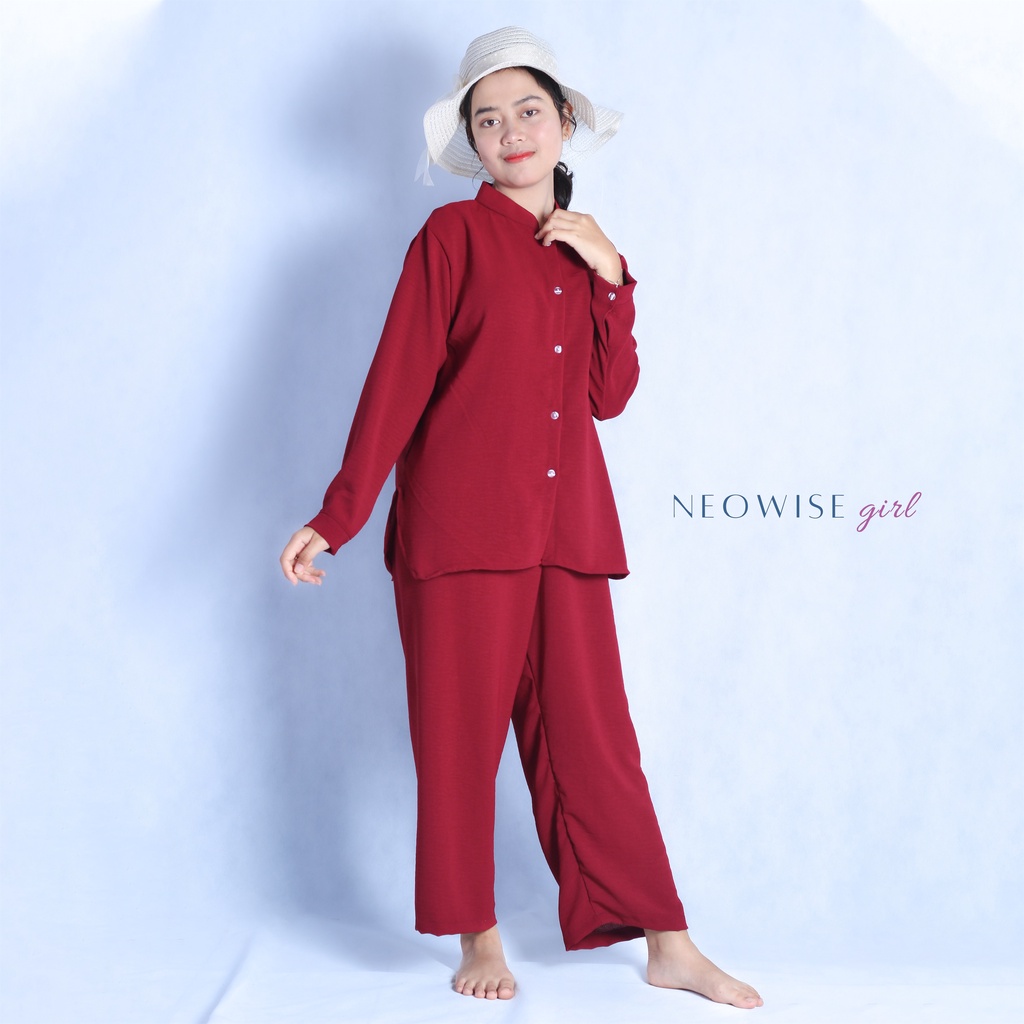 One Set Crinkle Setelan Wanita Crinkel Airflow Terbaru Premium Busui Friendly