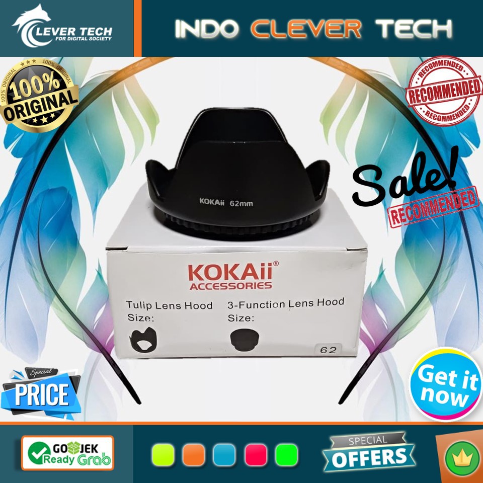 Kokaii Lens Hood Rubber HD 62mm