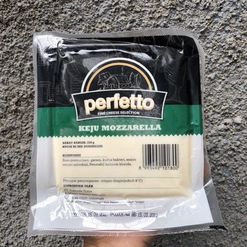 

Keju Mozarella Perfetto 250gr