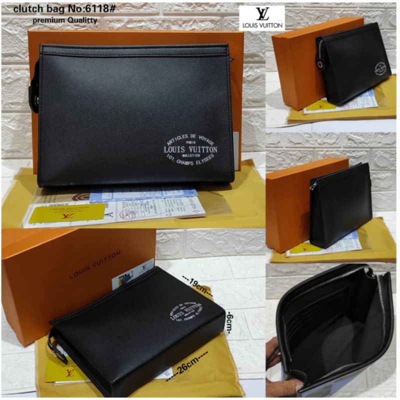 Clutch LV Taiga Handbag Lv Tas Tangan Premium Impor