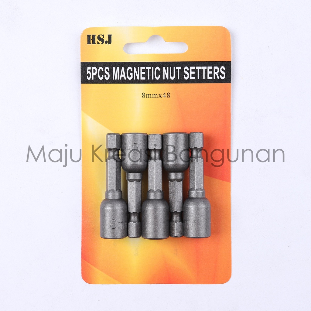 Mata Sok Magnet Sock Bor Roofing Baja Ringan Baut Magnetic Kunci Nut Setter Suntech 8mm 48mm 8 48 mm 42mm 42 65mm 65