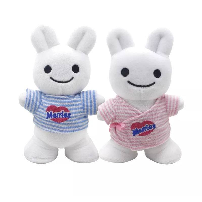 Boneka Merries Putih Biru / Pink