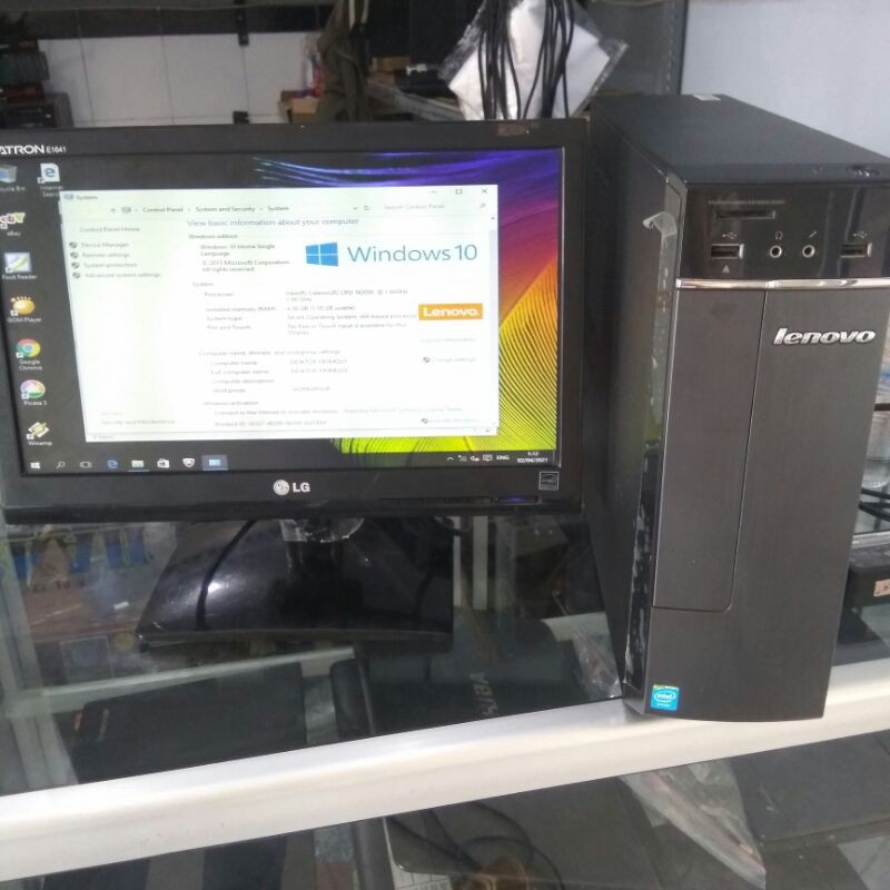 Komputer Lenovo ideacentre 300S-11 + monitor lcd 16 inch