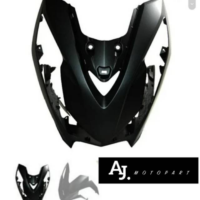 Tameng depan panel depan hitam dof beat terbaru K1A thn 2020-2024 asli honda