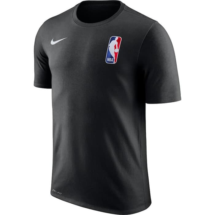 Baju Kaos Distro Logo NBA nike Casual Cotton 30s Sablon Polyflex Hitam