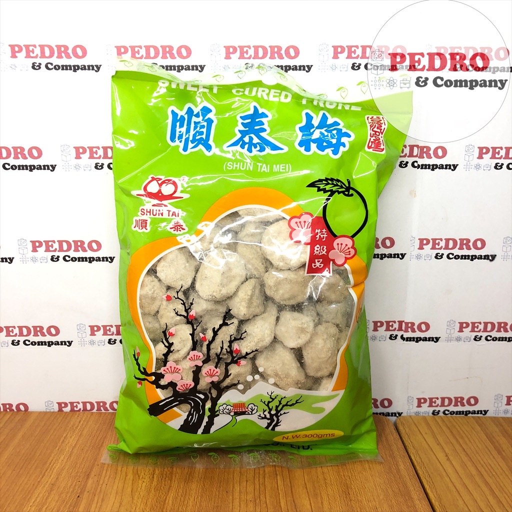 

Shun tai me sweet cured prune putih buah plum kering putih 300 gram