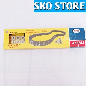 Vbelt Set H2-231PA-KZL-1200 Aspira Original Vanbelt Vanbel V belt V-belt  BEAT FI, VARIO FI, SCOOPY FI, SPACY FI Murah