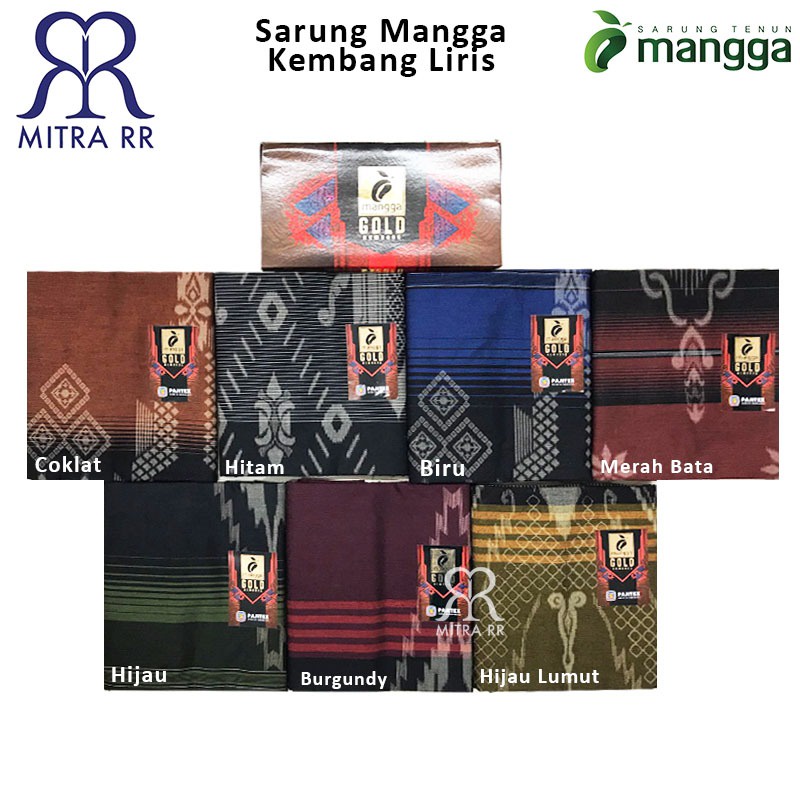 Sarung MANGGA Kembang Satuan / Grosir Sarung Dewasa Asli