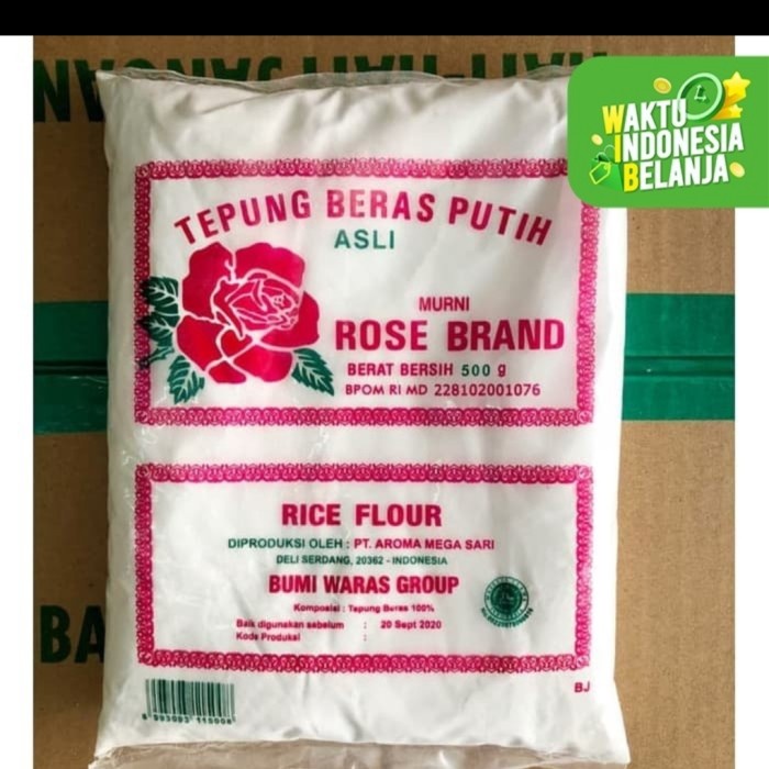 

Ketan-Beras-Tepung- Tepung Beras Putih Rose 500Gr -Tepung-Beras-Ketan.