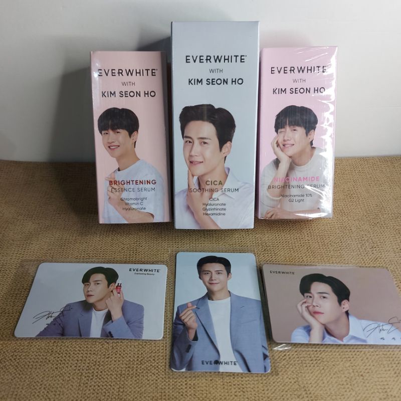 Photocard Kim Seon Ho x Everwhite Official