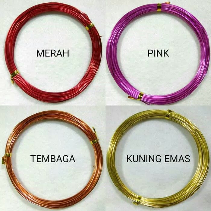 Silakan Order Kawat Aluminium 1mm   Aluminium Wire for Craft   Jewelry Murah