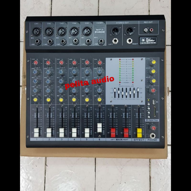 Jual Power Mixer Black Spider PMX 605 ( 6 Channel ) ORIGINAL Shopee