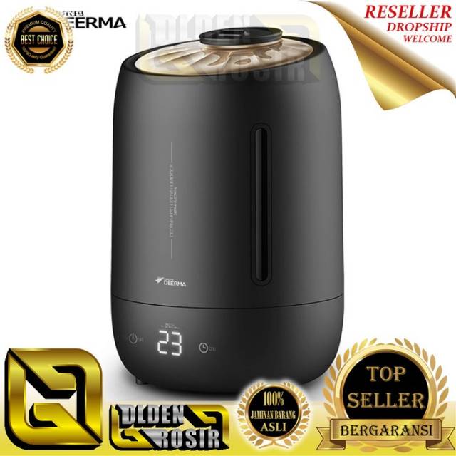 Deerma Air Humidifier Ultrasonic Large Capacity 5L Touch Version F600 - Hitam
