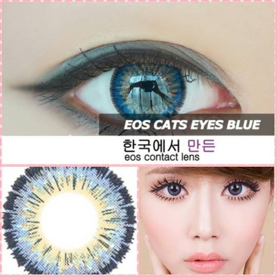 Softlens EOS Cat Eyes Blue