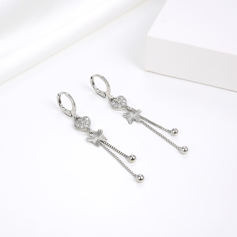 anting titanium wanita emas muda anti karat dewasa tusuk korea asli panjang dan luntur korea style selamanya dewasa 124e