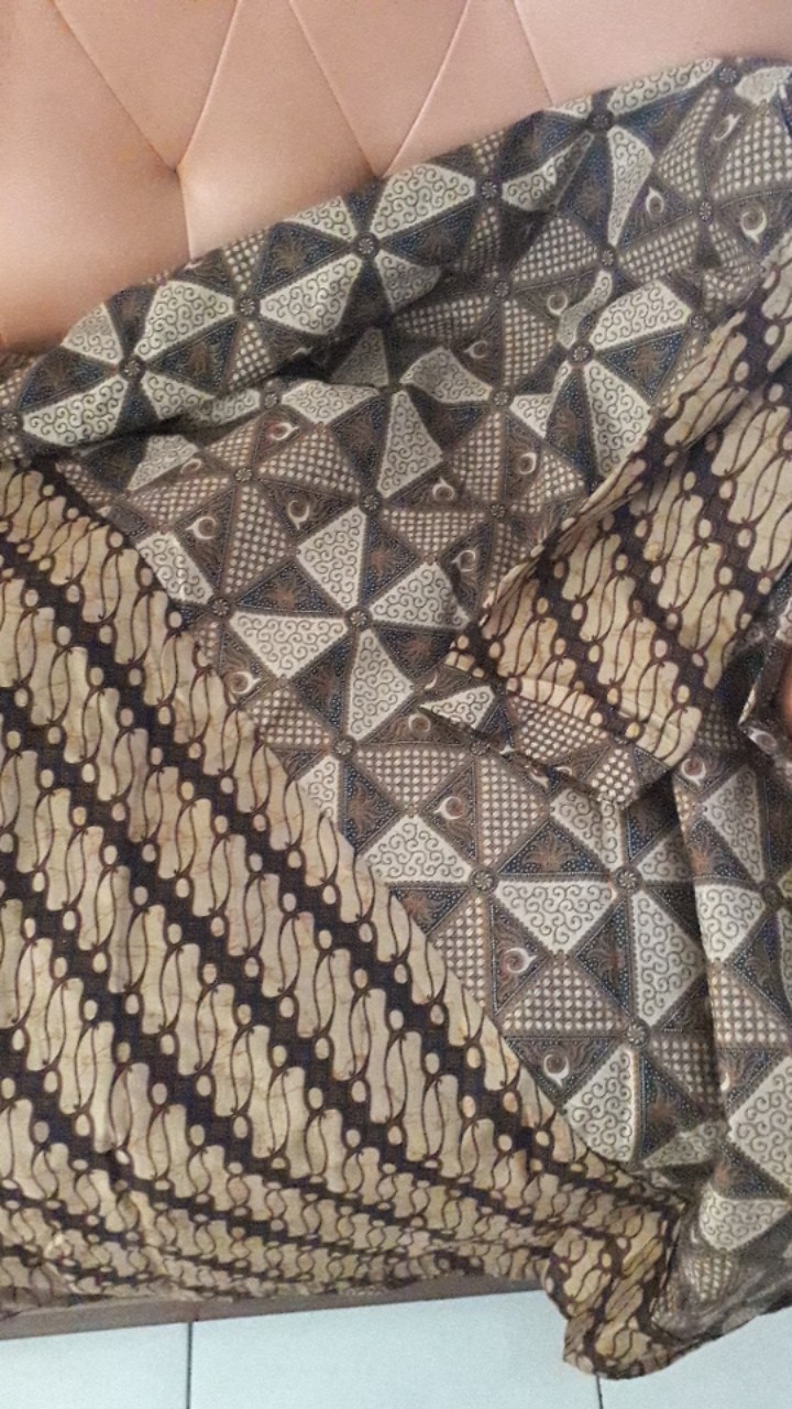 Gamis Kombi Genes #2 Baju Batik Kantoran Wanita Casual Formal Seragaman Kondangan Katun Halus