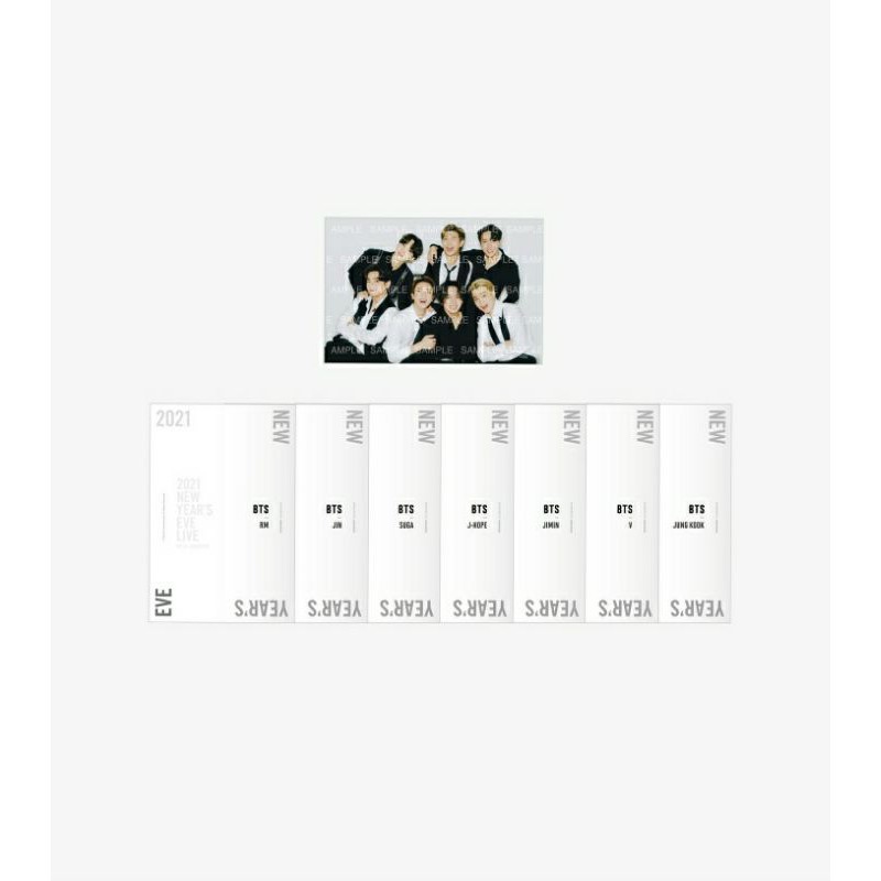 

POSTCARD SET NYEL 2021 BTS