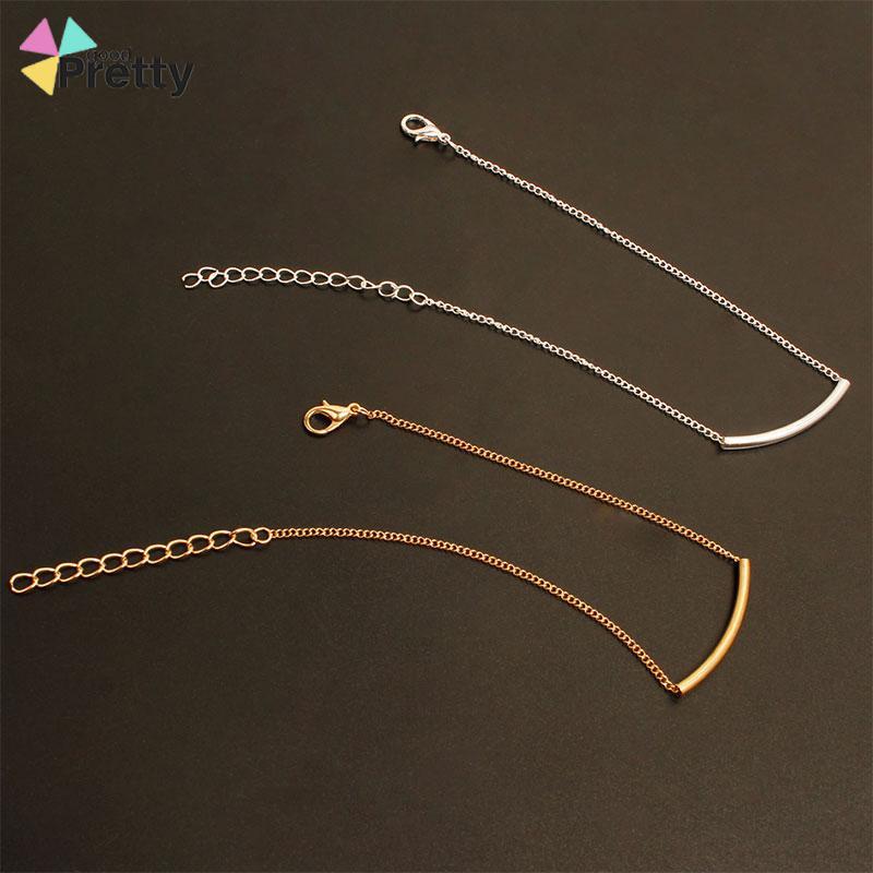 Vintage Fashion Metal U Tube Anklet Beach Summer Alloy Anklet - PD