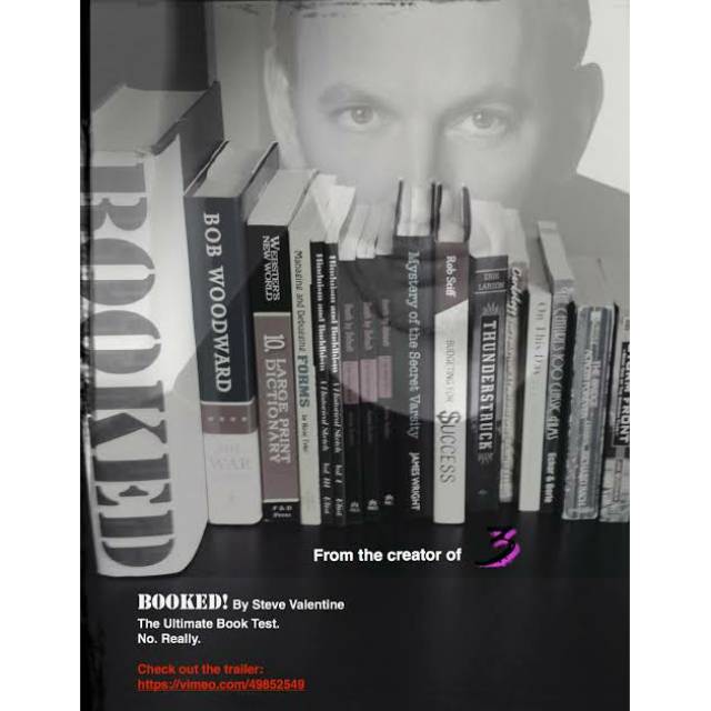 

Booked by steve valentine