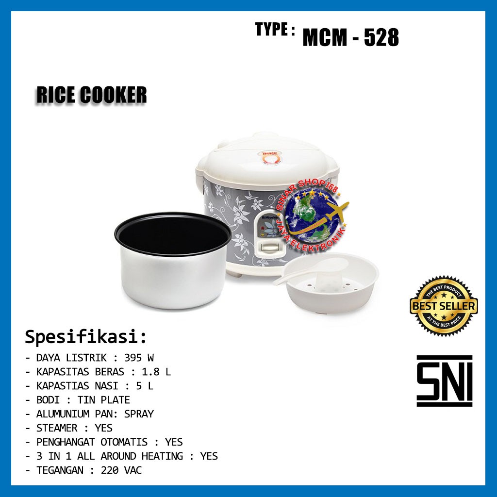 Miyako Rice Cooker MCM - 528