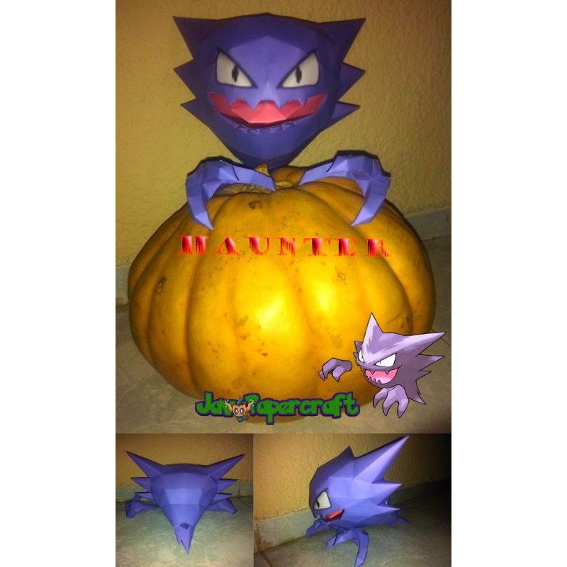 Pokemon Haunter Papercraft
