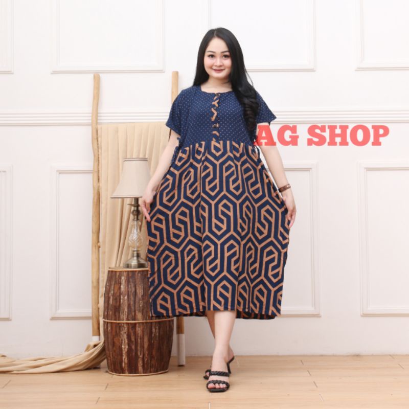 DASTER CHIBI TERBARU - DRESS CIBI MOTIF VIRAL - HOMEDRESS KOMBINASI MOTIF Z4R4