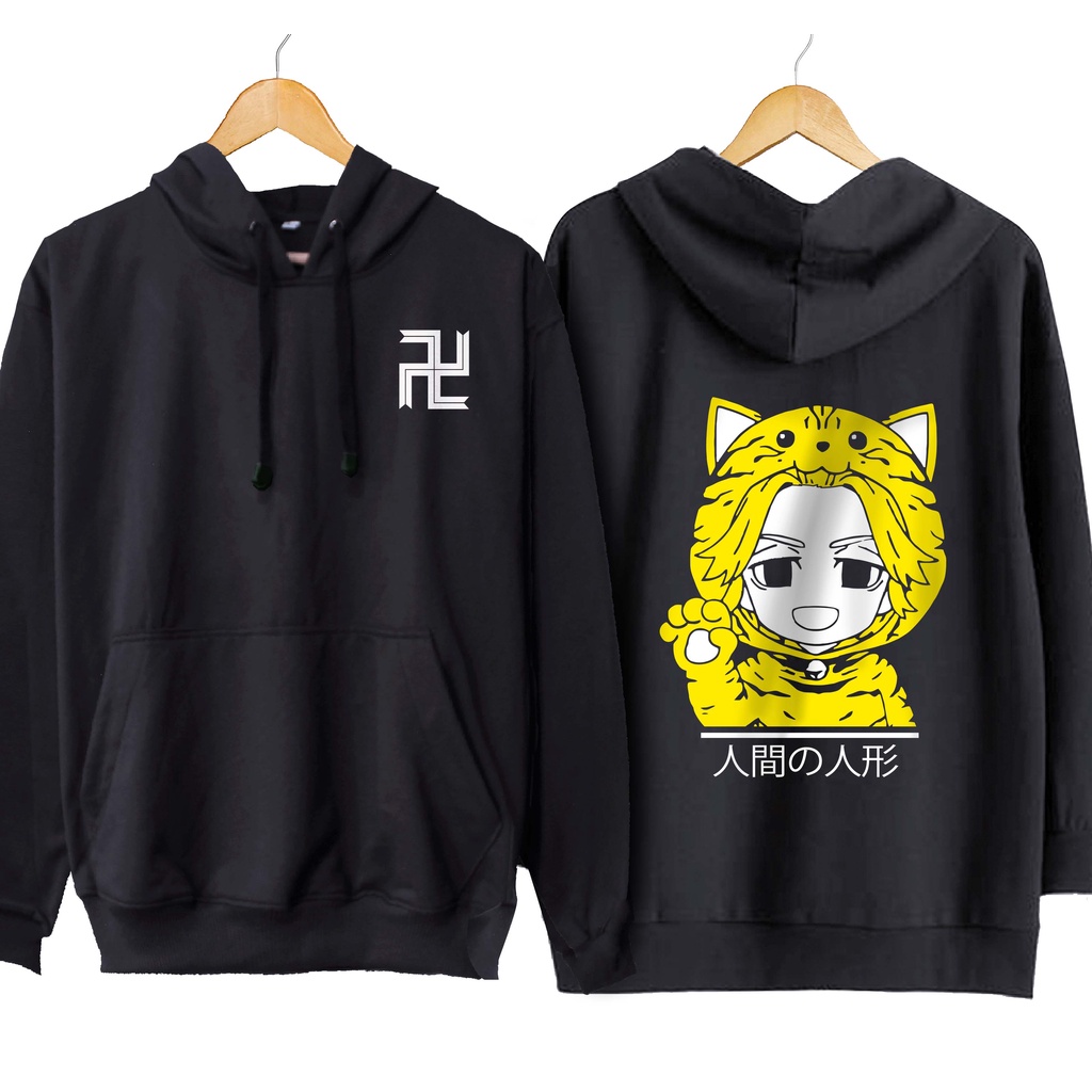 Jaket hoodie jumper anime MIKEY DOLL - TOKYO REVENGERS material cotton combed 30s