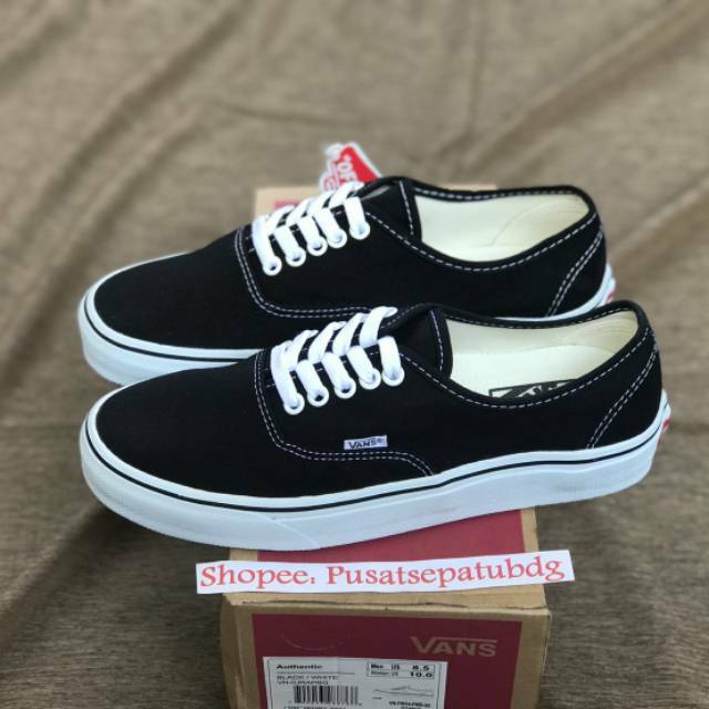 VANS AUTHENTIC PREMIUM CLASIC BLACK WHITE WAFFLE DT