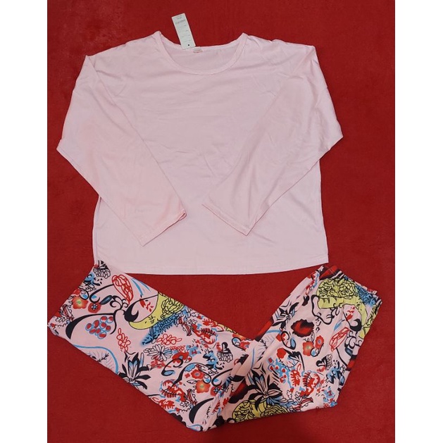 SETELAN BAJU TIDUR IMPORT PP JUMBO LD 125-130 LENGAN PANJANG CELANA PANJANG