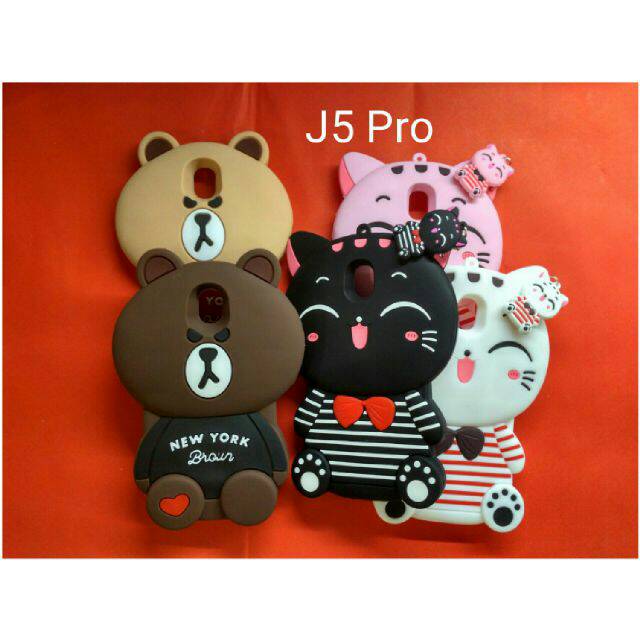 Imut.... Case 4D Karakter Samsung J530 J5 Pro 2017 Karakter Soft Silicon 3D