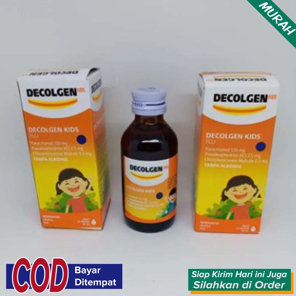 

Obat Flu batuk Pilek Panas Demam Mriyang Hidung Tersumbat Bersin bersin ~ Decolgen Sirup 60ml