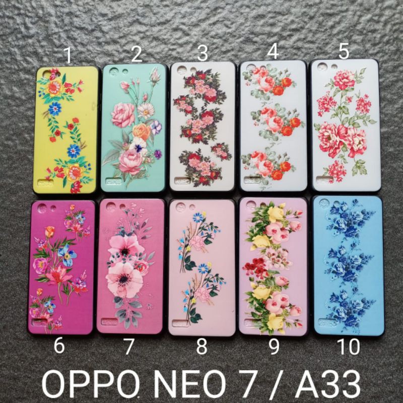 Case gambar Oppo Neo 7 A33 motif cewek ( 2 motif ) soft softcase softshell silikon cover casing kesing housing