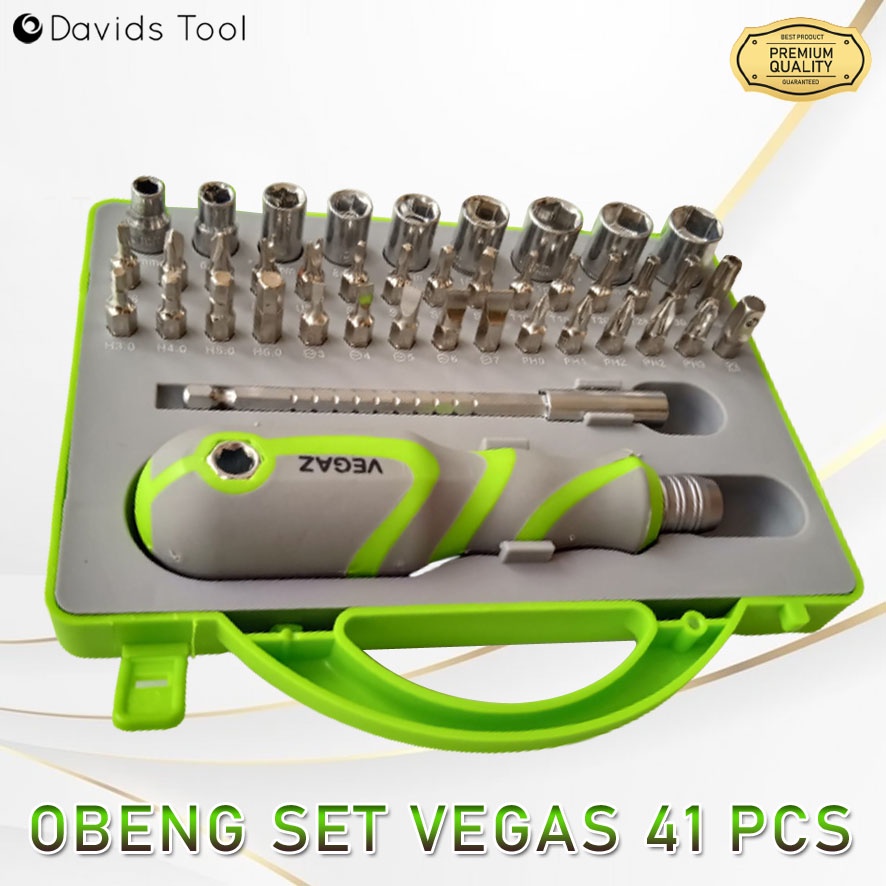 Obeng Serbaguna Set Vegas 41 Pcs