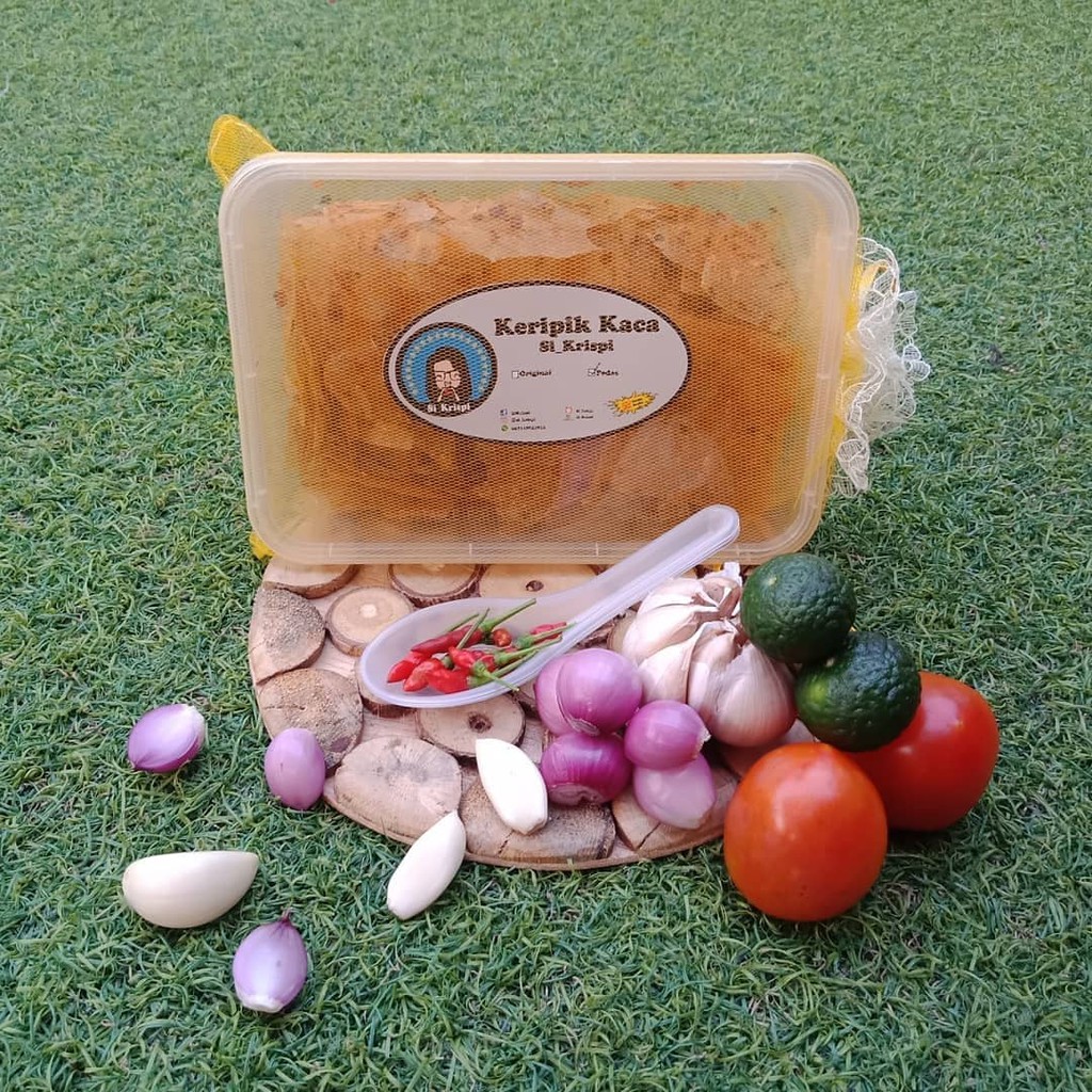 

Keripik Kaca Pedas Daun Jeruk