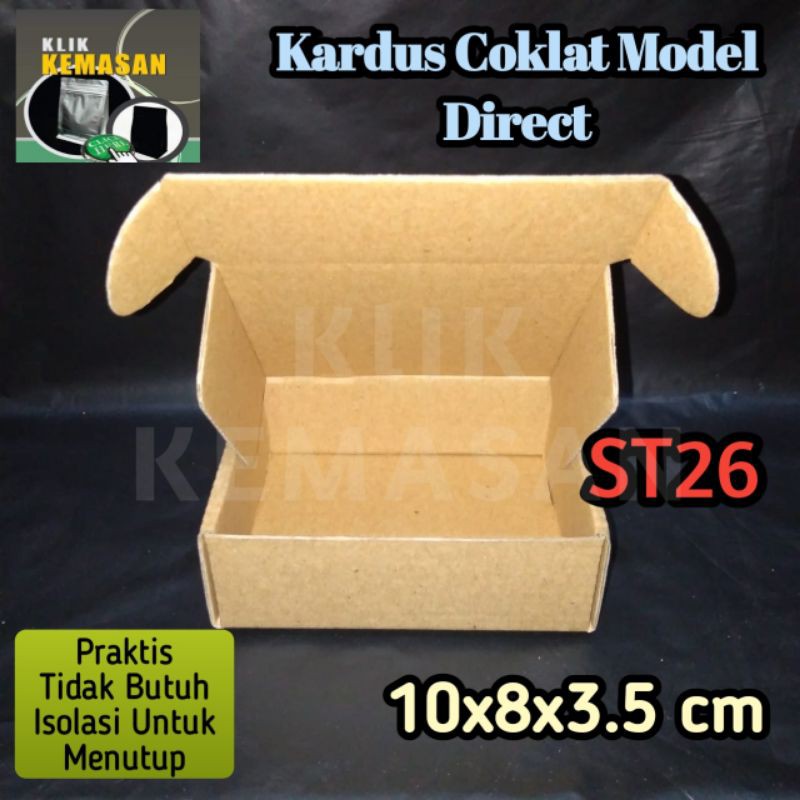 

KOTAK AKSESORIS ST-26 KARDUS COKLAT KADO GIFT BOX PACKING DUS SOUVERNIR