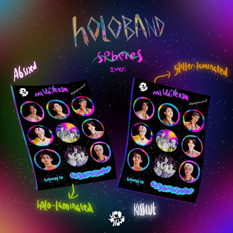 

HOLOBAND & PTD SERIES - BTS Stickers