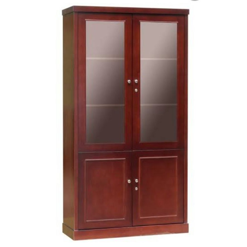 LEMARI BUKU KAYU/RAK BUKU/LEMARI ARSIP