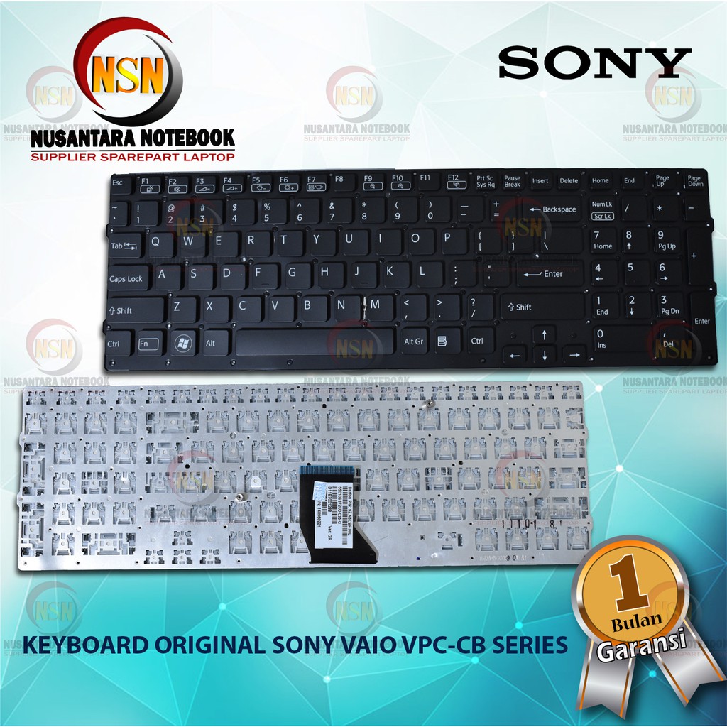 Keyboard Original Sony Vaio VPC-CB Series Black